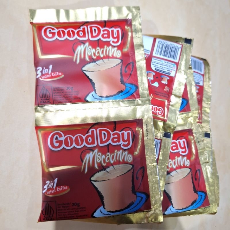 

Good Day Mocacinno – Kopi Instan 3-in-1 (1 Renceng isi 10 Sachet @ 20gram)