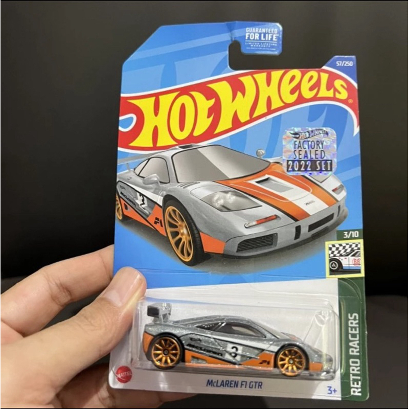 Hot Wheels Mclaren F1 GTR Silver FS 2022 Factory Sealed
