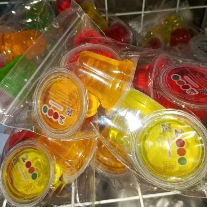 

Agar Ager Jelly 2000 Aneka Rasa Kemasan Pousch Isi 7