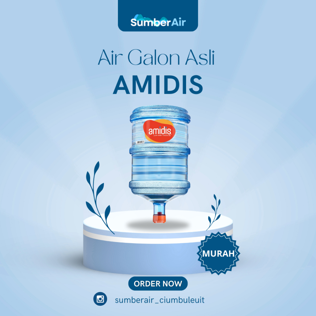 

AMIDIS GALON 19 LITER BESERTA ISINYA