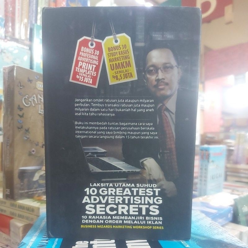 Buku 10 GREATEST ADVERSITISING SECRETS by LAKSITA UTAMA SUHUD 10 RAHASIA MEMBANJIRI BISNIS DENGAN OR