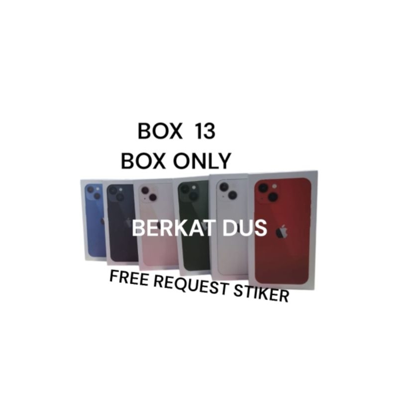 

BOX/KOTAK 13 BOX ONLY, WARNA LENGKAP
