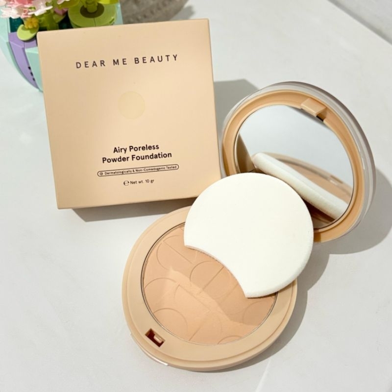 PRELOVED Dear Me Beauty Powder Foundation Two Way Cake N01 Nude Ivory