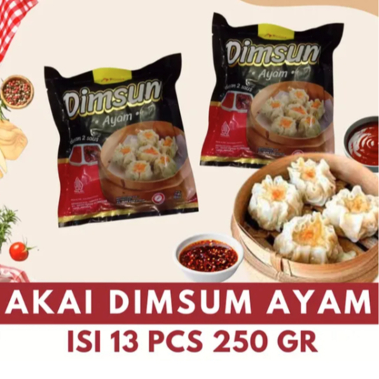 

AKAI Dimsum Ayam 250gr | Isi 13pcs | Frozen Food Praktis & Halal