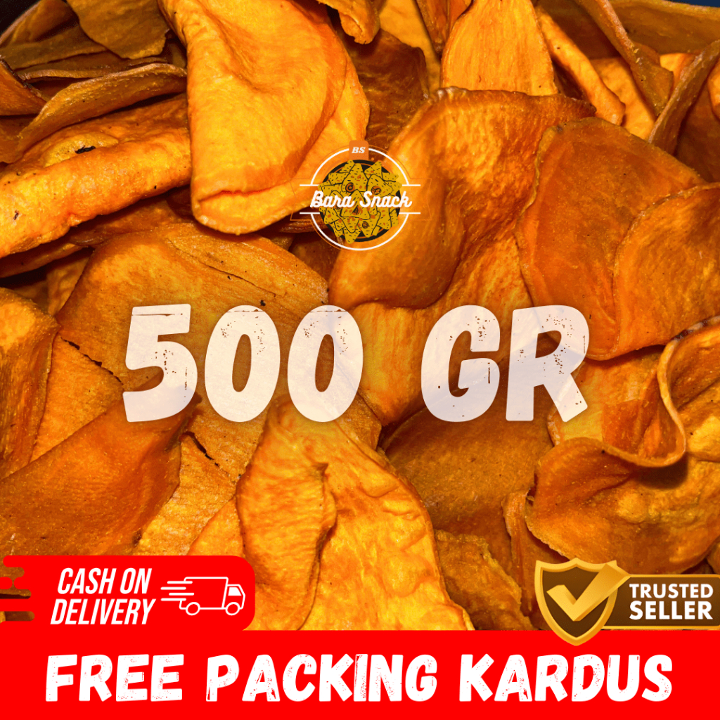 

[ 500gr ] Keripik Ubi Madu Manis Premium / Keripik Ketela Madu / Camilan Snack Kiloan Murah-K