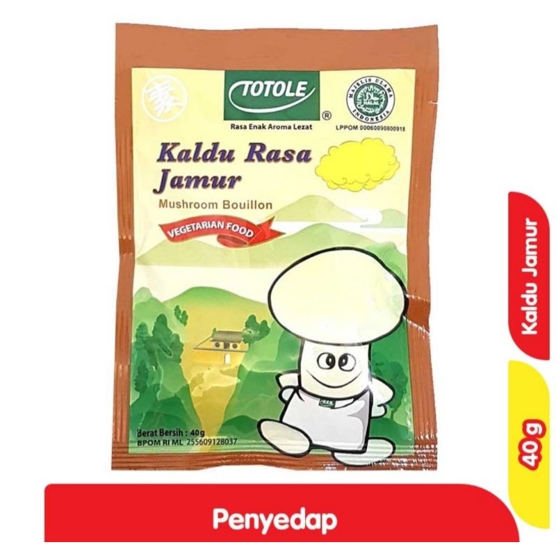 

Totole kaldu rasa jamur sachet 40g