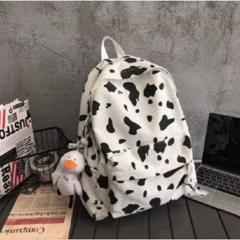 Tas Anak sekolah viral motif lucu Sapi