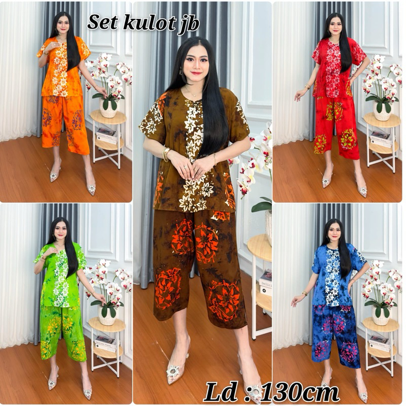 SETELAN CELANA PENDEK SUPER JUMBO/ SETELAN SUPER JUMBO BATIK