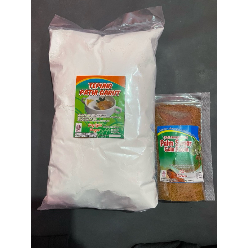 

PROMO! Tepung Garut original 1kg gratis Gula Aren 100gram | Tepung pati Garut kualitas premium Glutan free
