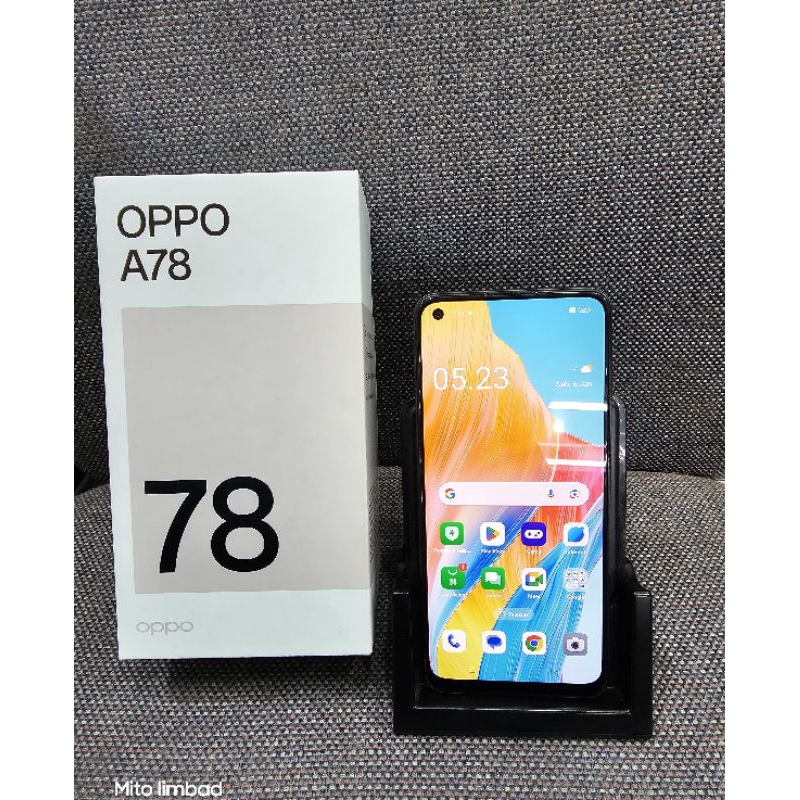 oppo A78 4G ram 8/256gb second