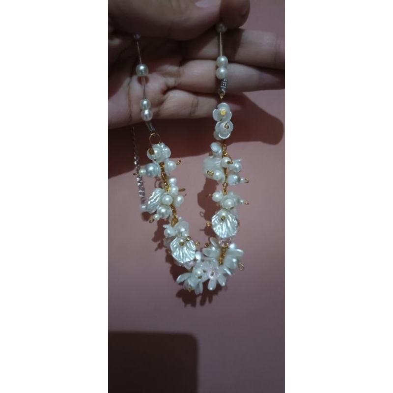 aksesoris kalung etnik manik