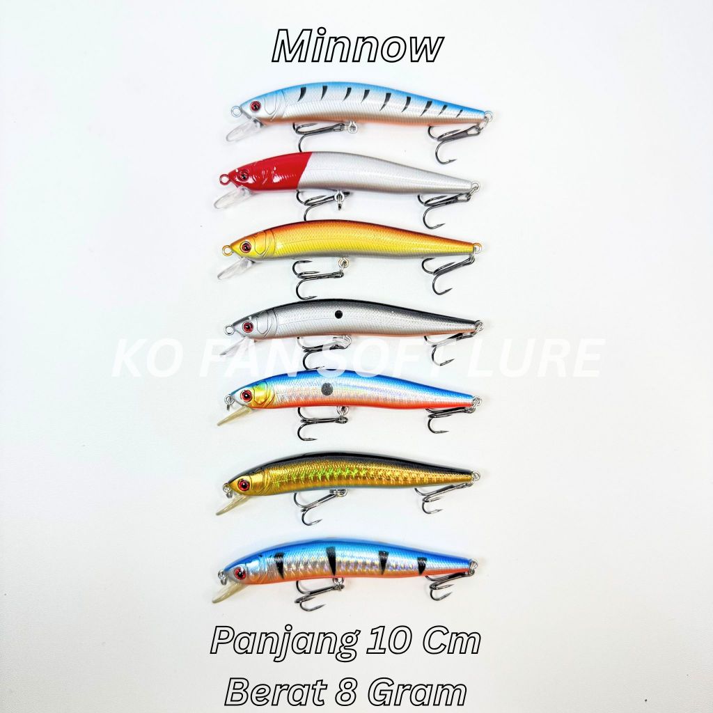 Minnow Lure Umpan Pancing 10 Cm/ 8 Gram Pencil Lure