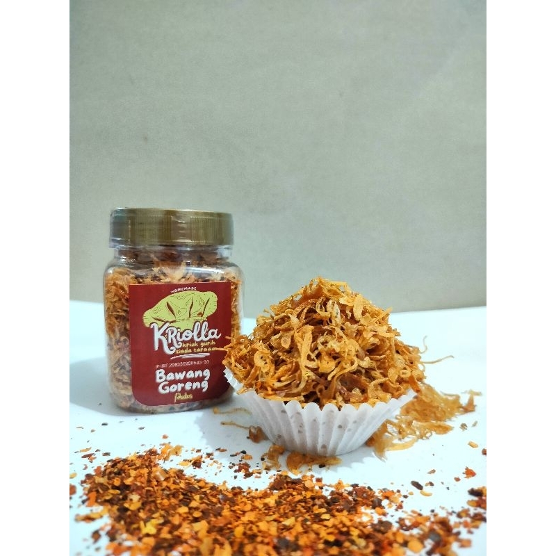 

KRIOLLA Bawang Goreng Pedas