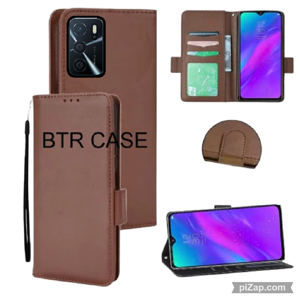 OPPO A16 / OPPO A54 CASE DOMPET HP CASING KULIT UNTUK HP FLIP COVER LEATHER