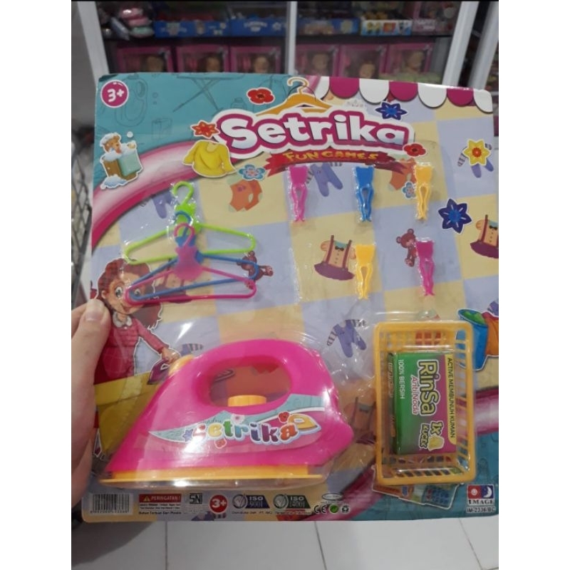Mainan Anak Setrika Baju / Mainan Anak Setrikaan Baju Set Setrika Setrikaan Strika
