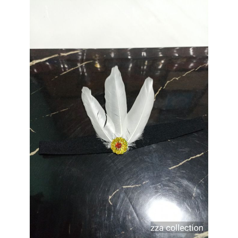 hiasan kepala bulu,bando bulu,bando tari,hiasan kepala nari