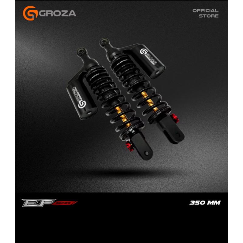 [GROZA] EF SERIES 350MM DOUBLE SHOCK BREAKER/SOKBEKER BELAKANG MATIC PNP HONDA PCX 150