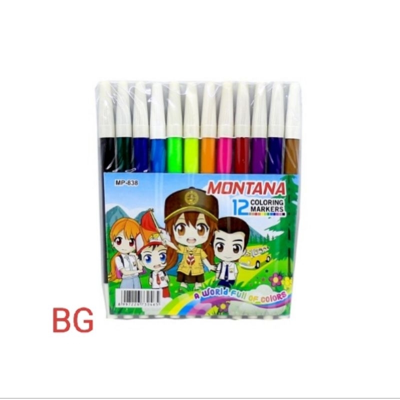

Color Marker / Penanda Berwarna Montana MP-838 /set