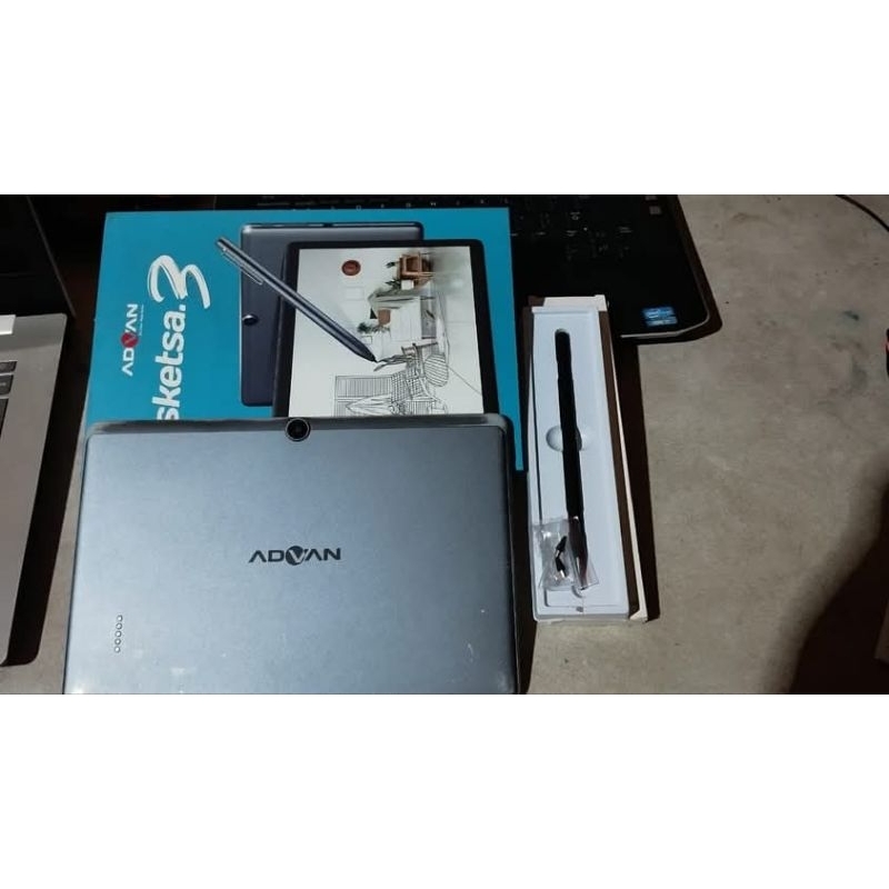 Tab Advan sketsa 3 Minus kaca touchscreen Retak