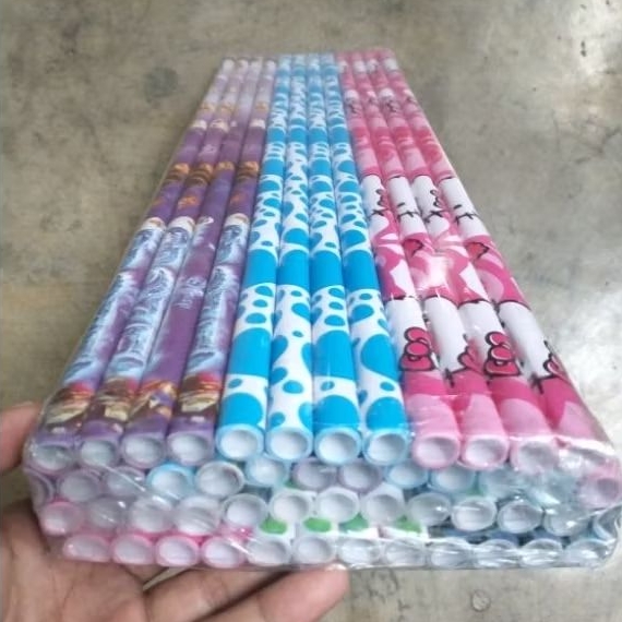 

50 pcs Kertas kado sudah di gulung - pembungkus hadiah