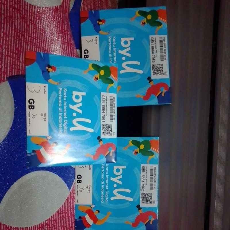 By'u Kartu aktif seumur hidup perdana by'u
