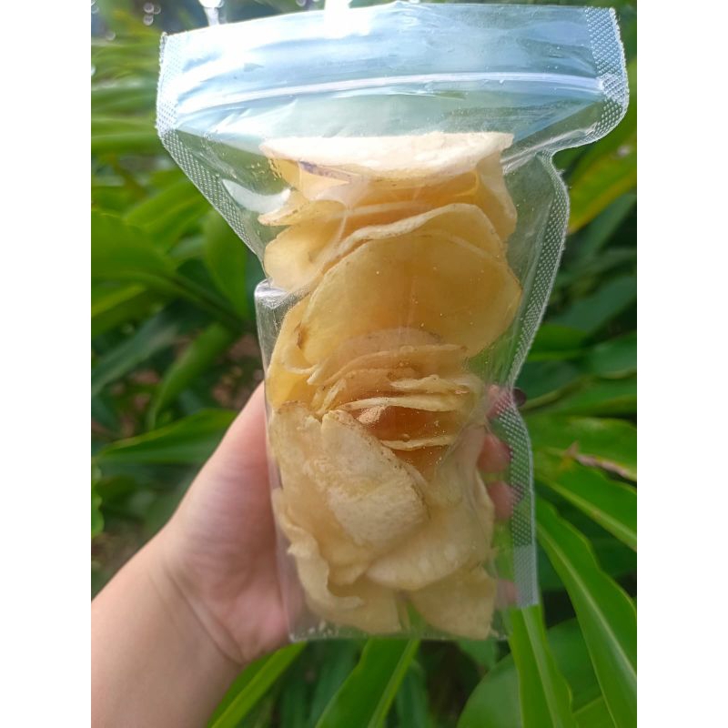 

Kripik Teglog Rasa Original 100 Gram Khas Pandeglang Banten/Kripik Talas