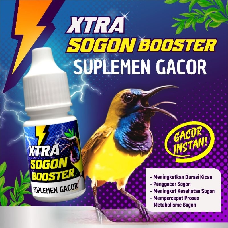XTRA SOGON BOOSTER vitamin burung sogon konin metabolisme burung dextro g spot g-spot doping burung 