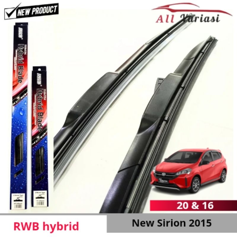 Wiper Kaca Depan Mobil Sirion 2015 Wiper Hybrid Blade 20 16 Sepasang