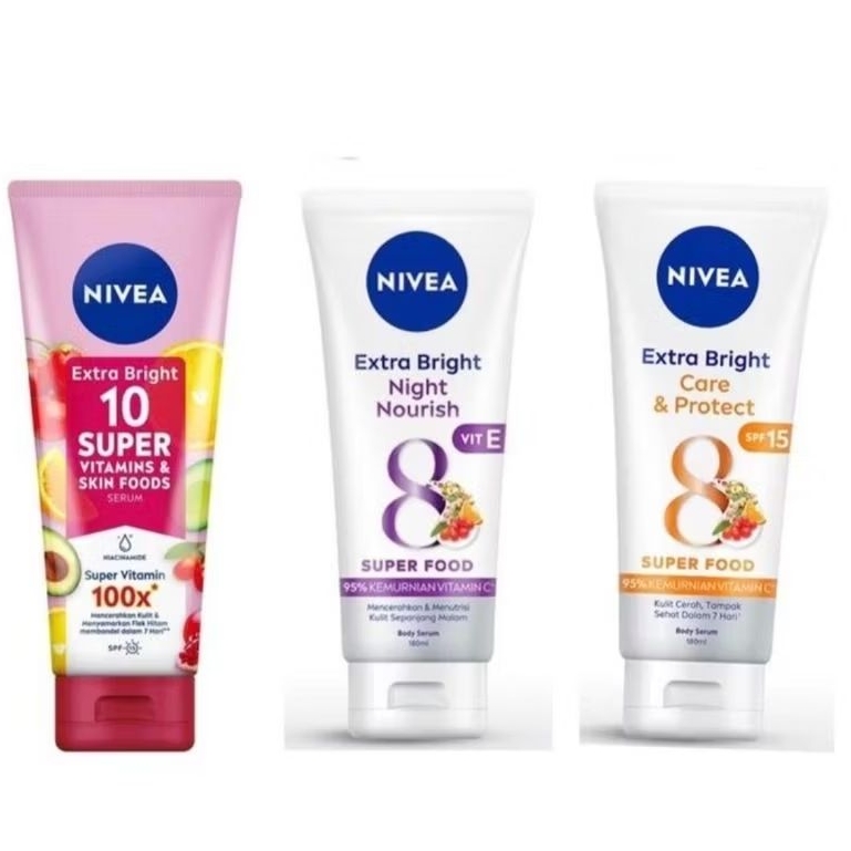 NIVEA Body Serum 180 ML / Lotion Serum NIVEA 180ML ORIGINAL