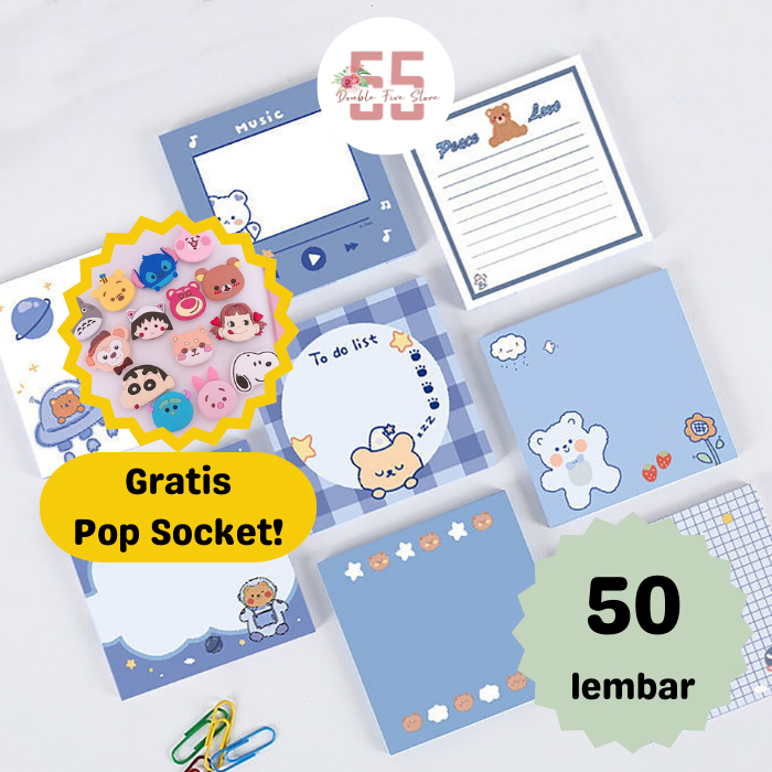 

Sticky Note Aesthetic Motif Kartun Lucu - 086