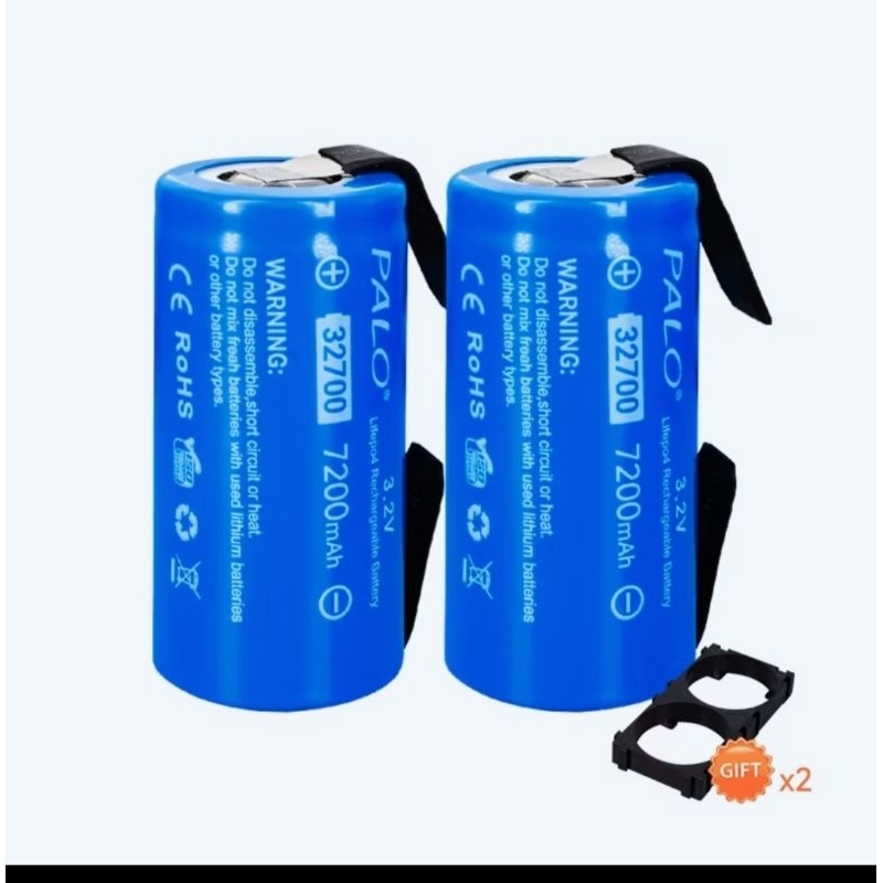 Cityork baterai lifepo4 32700 7200mah 3.2volt