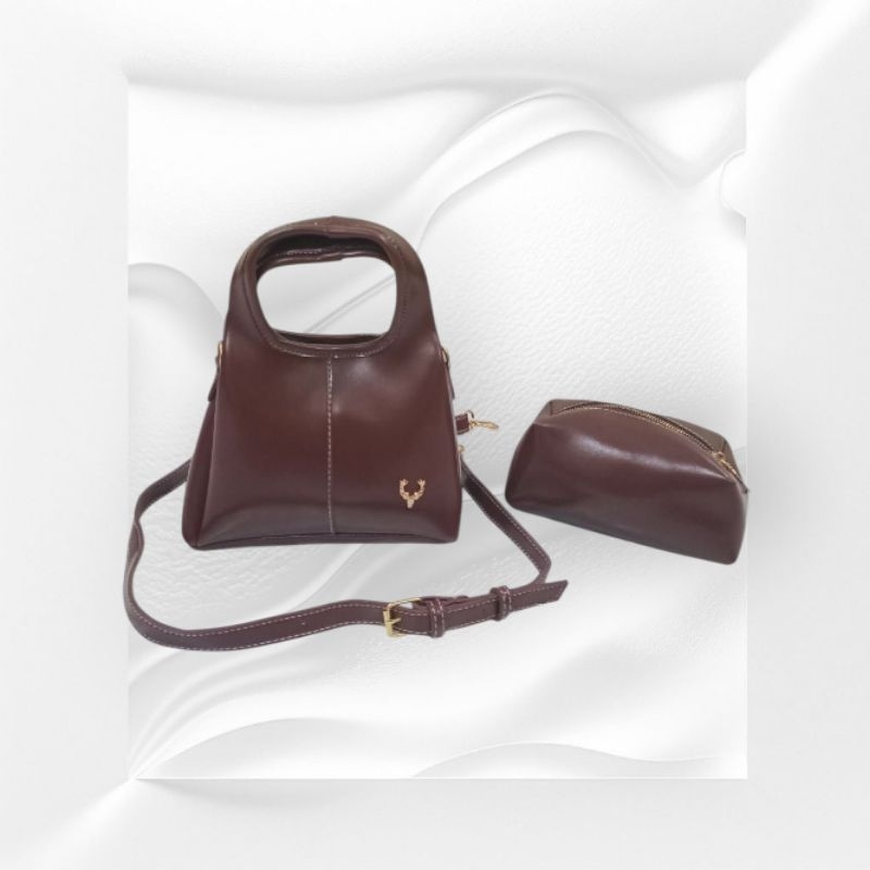 tas fashion wanita model terbaru free dompet kosmetik