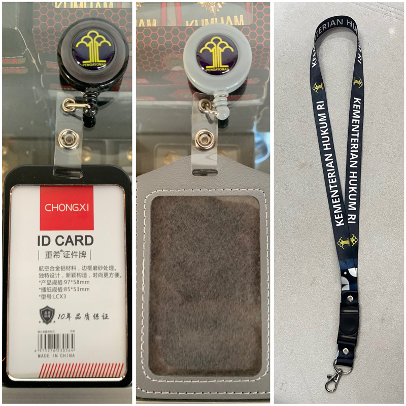 LANYARD YOYO ID CARD KEMENTERIAN HUKUM KEMENHUM