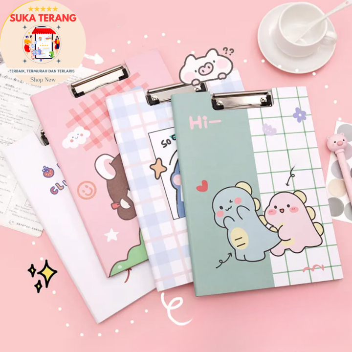 

ST Papan Jalan A4 / Papan Ujian / Papan tulis kartun A4 dengan Clipboard Karakter A4