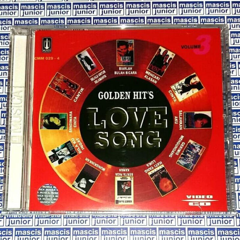 VCD Golden Hits Love Song Vol. 3 ft. BROERY MARANTIKA EXIST KRISDAYANTI & ANANG NADILA SLAM BETHARIA