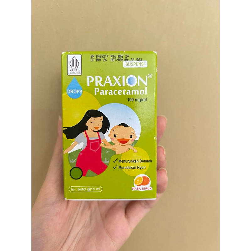 praxion obat demam anak