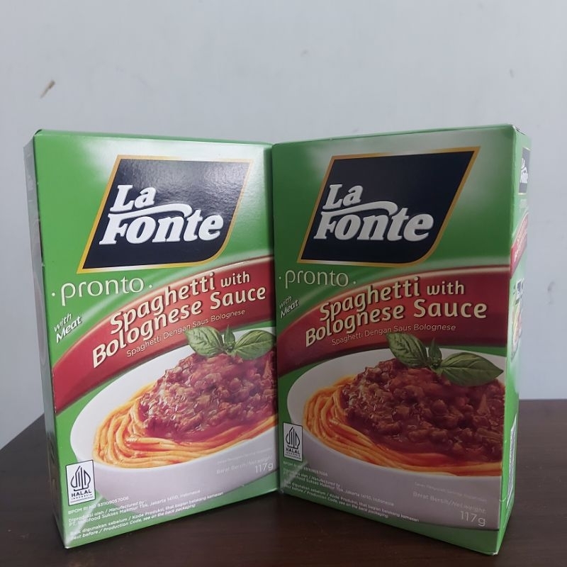 

Spaghetti with Bolognese Sauce La Fonte Pronto 117gr x 2 pcs
