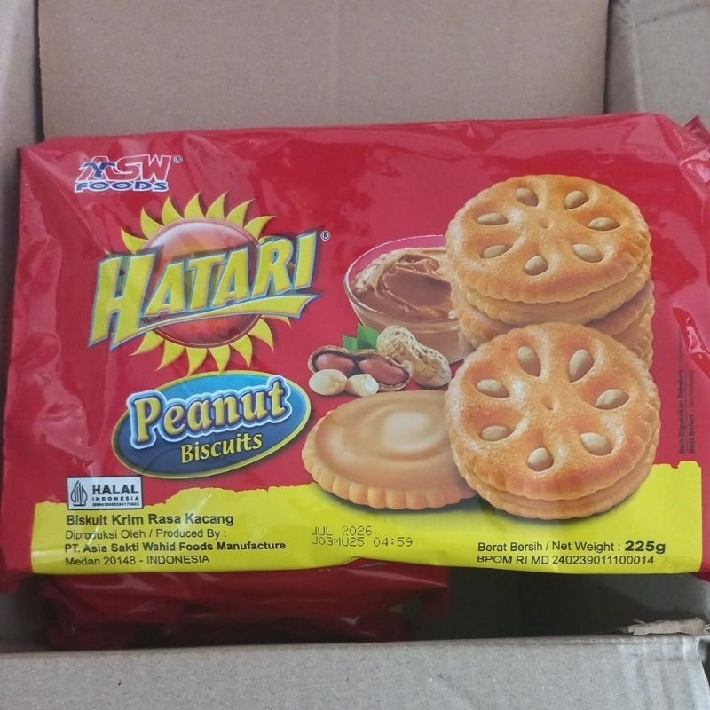 

Hatari Peanut Biscuits | Hatari Biskuit Kacang 225g