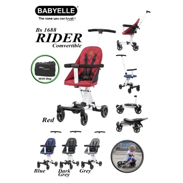 Babyelle Convertible Rider | Stroller Baby