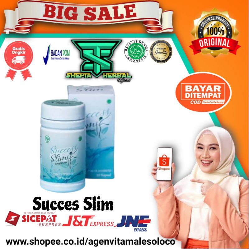 Success Slim By Dinda - Pelangsing Ampuh 30 Capsul 100% Original
