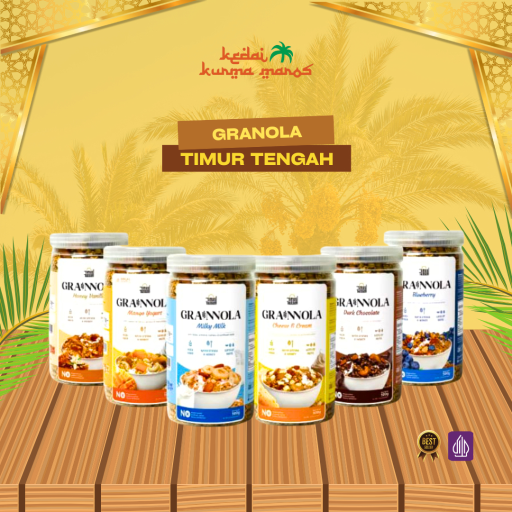 

Granola 500 gr Timur Tengah Grainnola Sereal Sarapan Diet Sehat
