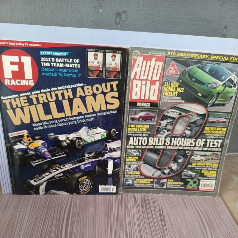 Majalah Otomotif F1 racing / auto build indonesia Original Preloved