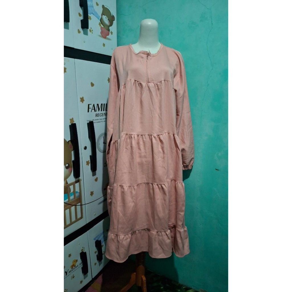 Preloved Tunik Polos Pink