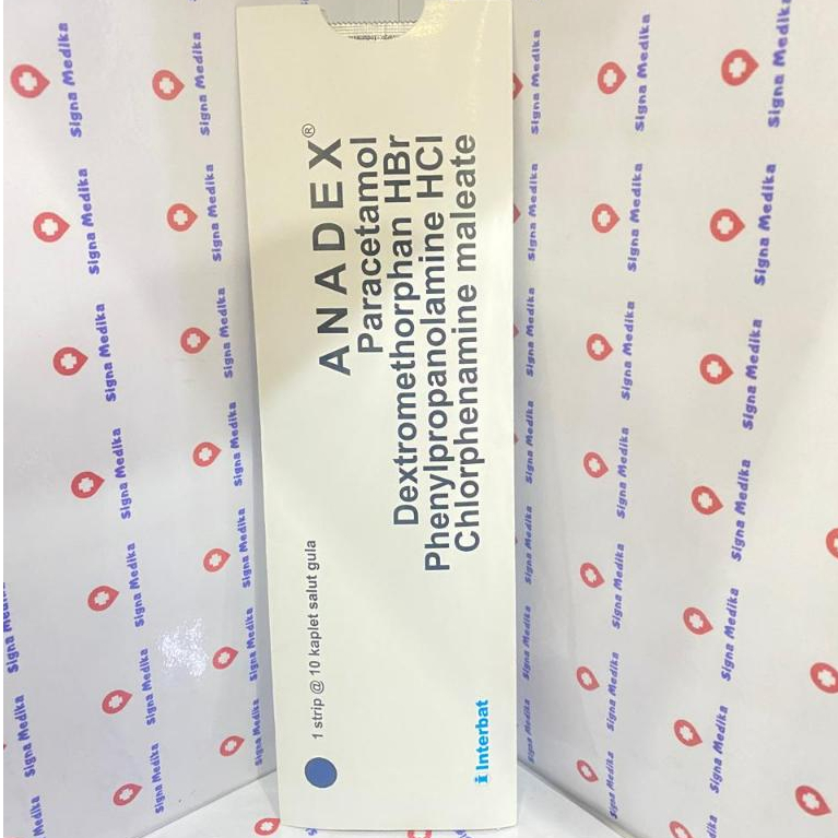 Anadex Isi 10 Kaplet - Obat Batuk & Pilek