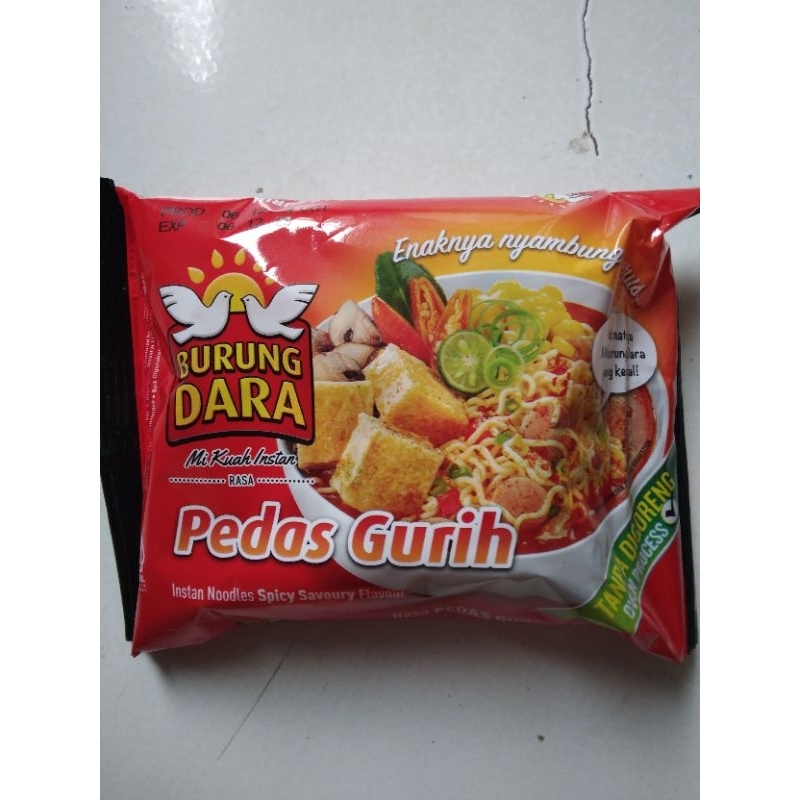 

Burung Dara Mie Kuaj Instan Rasa Pedas Gurih Kemasan 65 Gram
