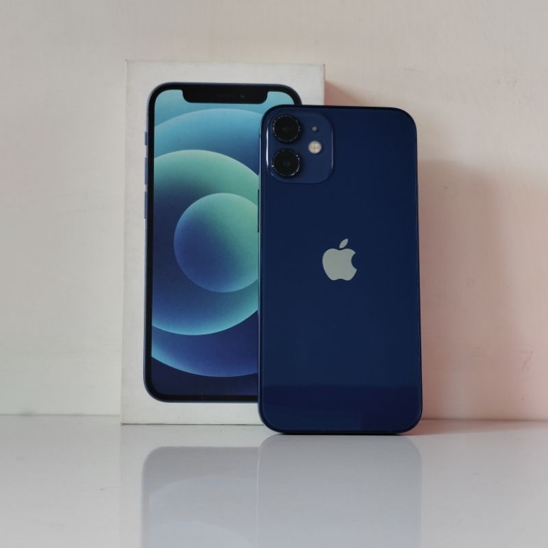 iPhone 12 mini 128 iBox second warna biru