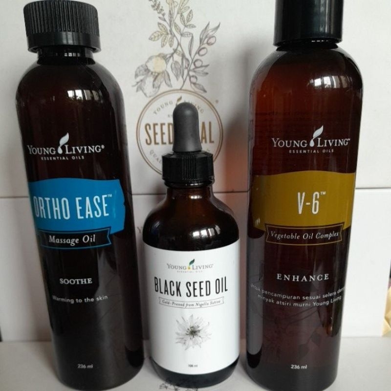 YL carrier oil young living, ortho ease young living,v6 young living,bso young living,black seed oil