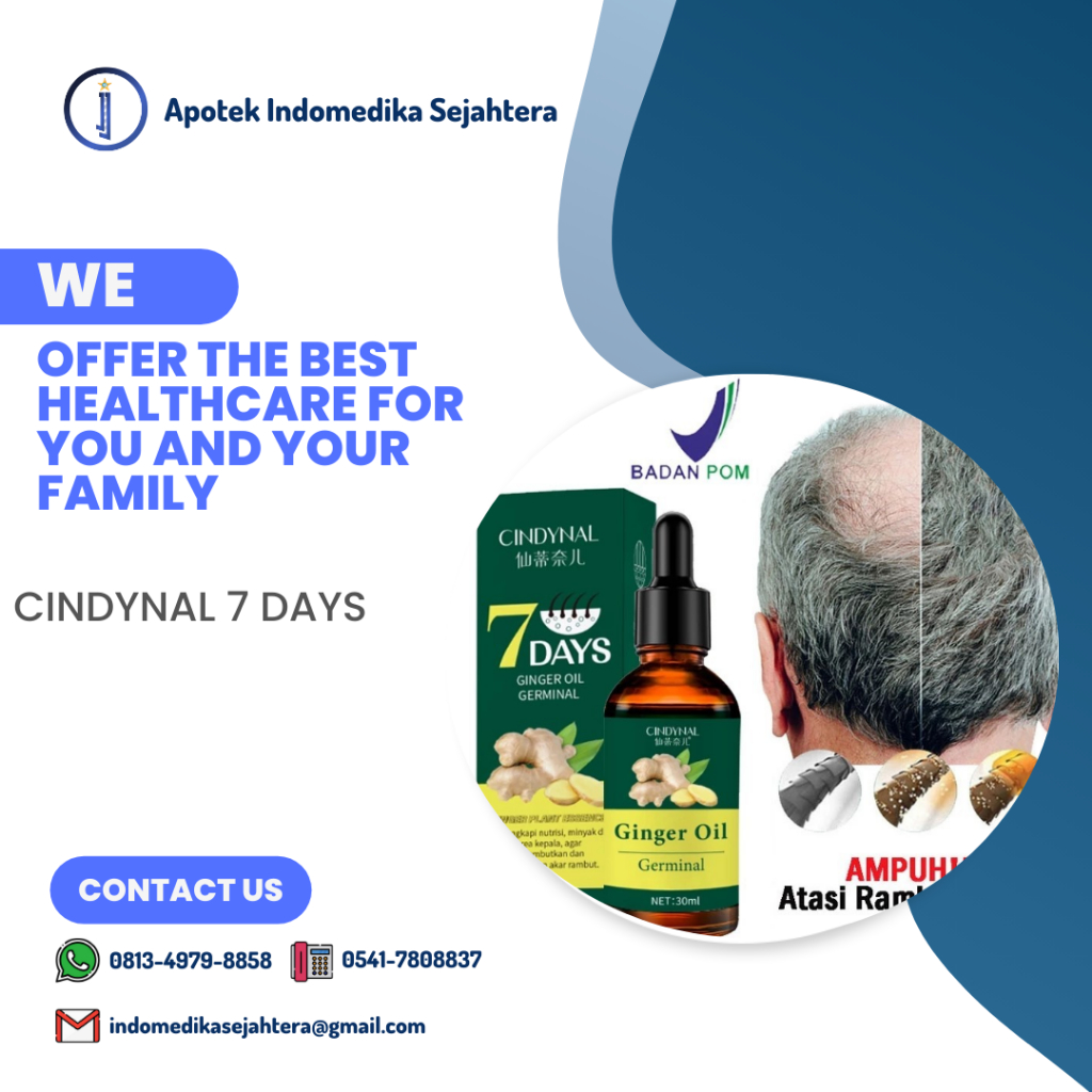 CINDYNAL 7 DAYS / GINGER OIL GERMINAL / MINYAK PENUMBUH RAMBUT