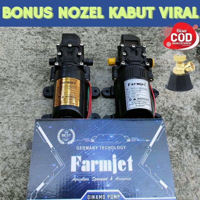 Dinamo sprayer elektrik 12v pompa semprot pertanian elektrik