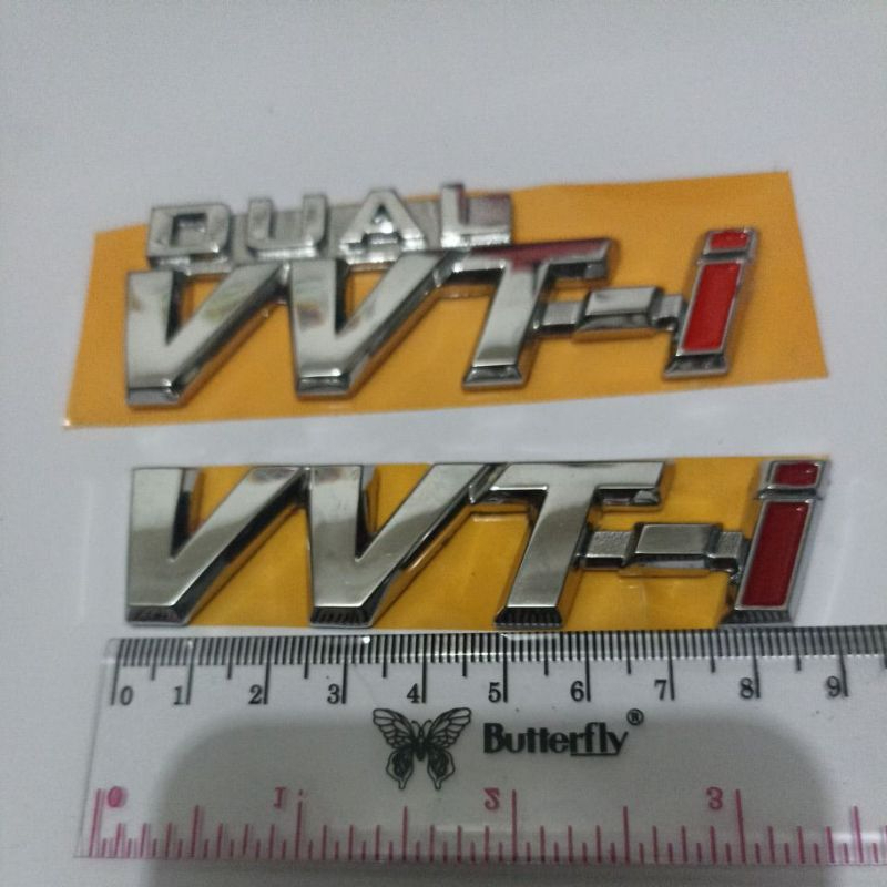 emblem vvti besar dan Dual VVTI Innova Fortuner Hilux Innova Reborn Fortuner VRZ